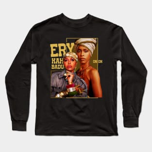 erykah badu | vintage style Long Sleeve T-Shirt